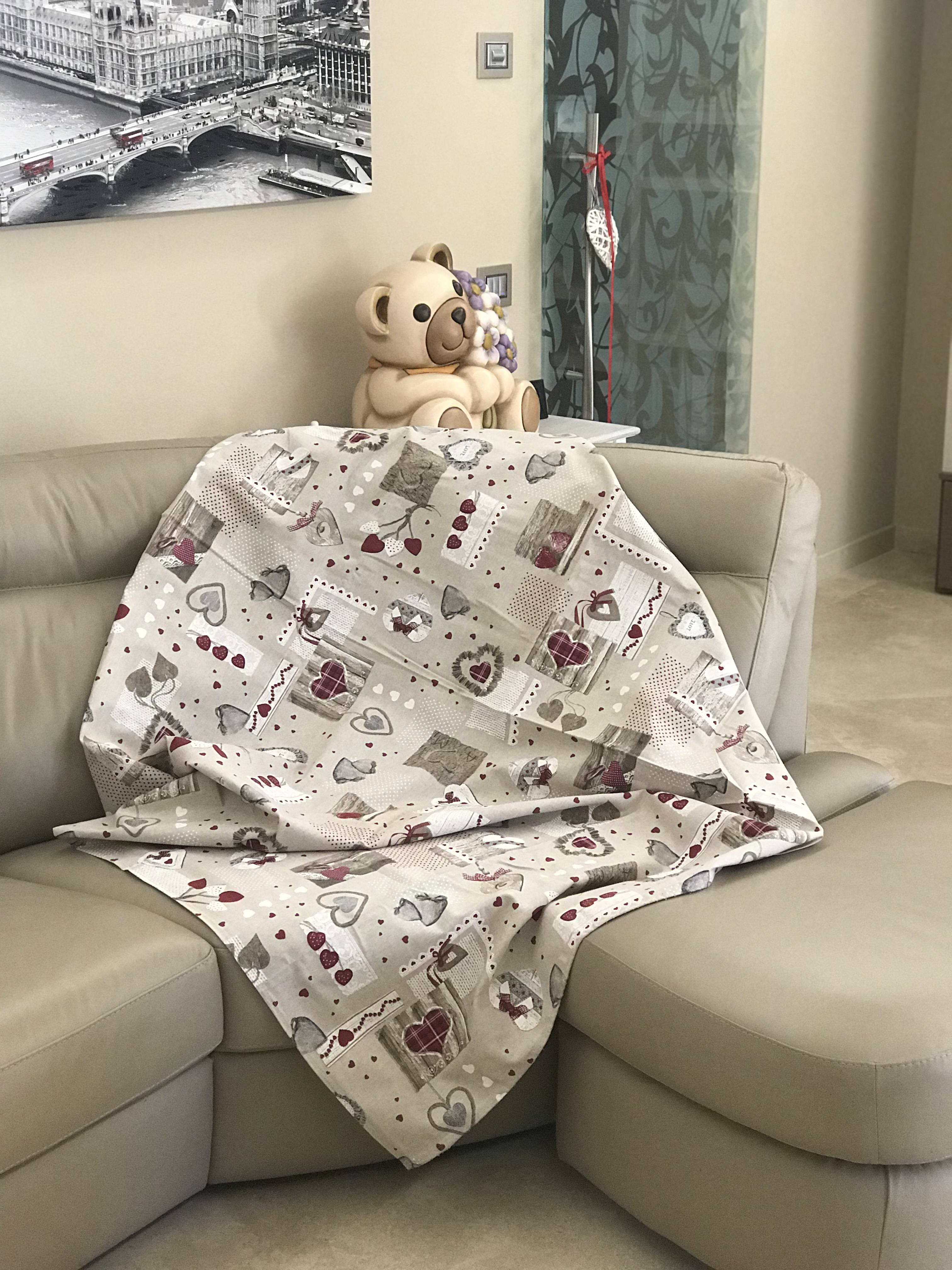 Telo Arredo - Gran Foulard Tirolese Bordò