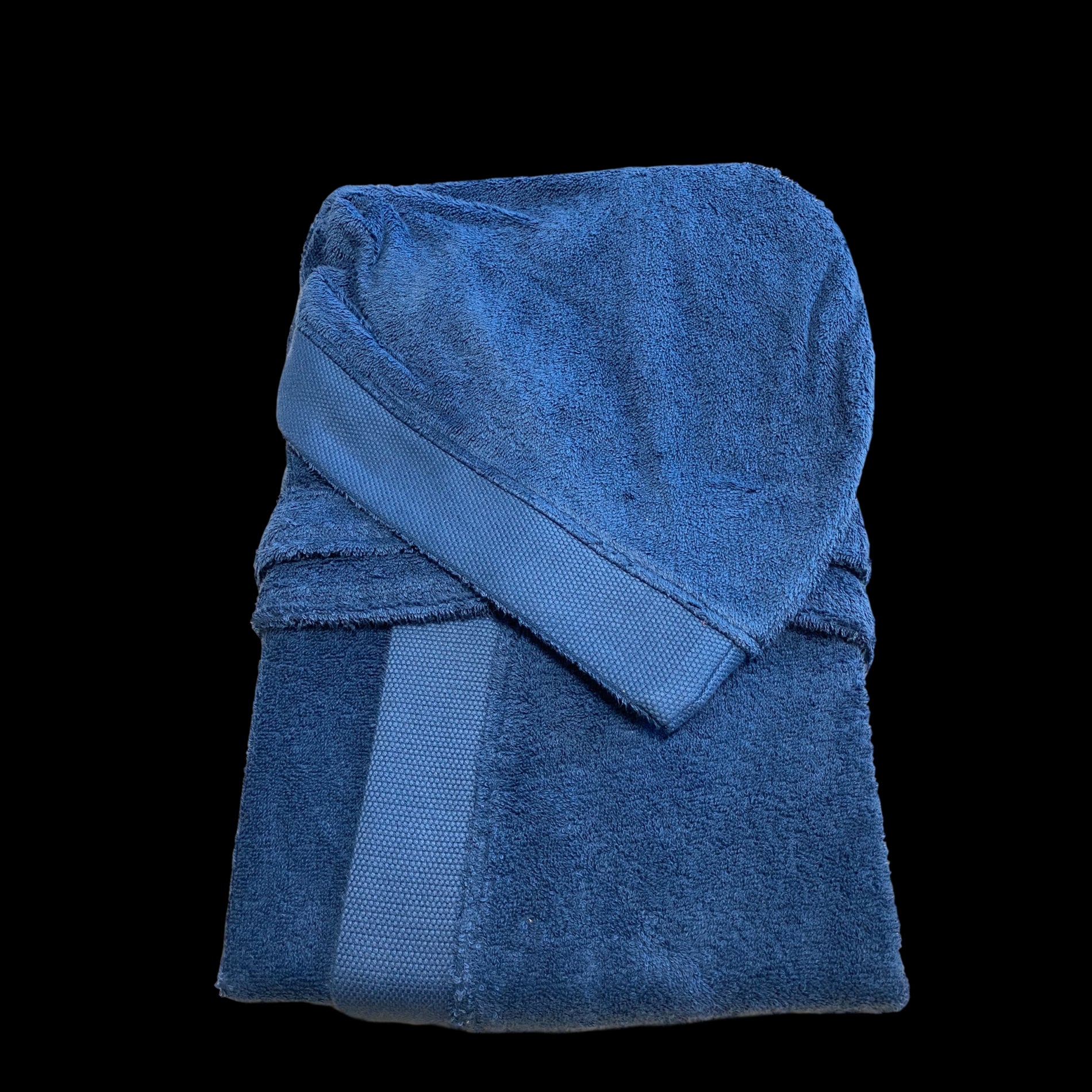 Accappatoio Unisex In Spugna Joly DENIM Con Iniziale Personalizzata