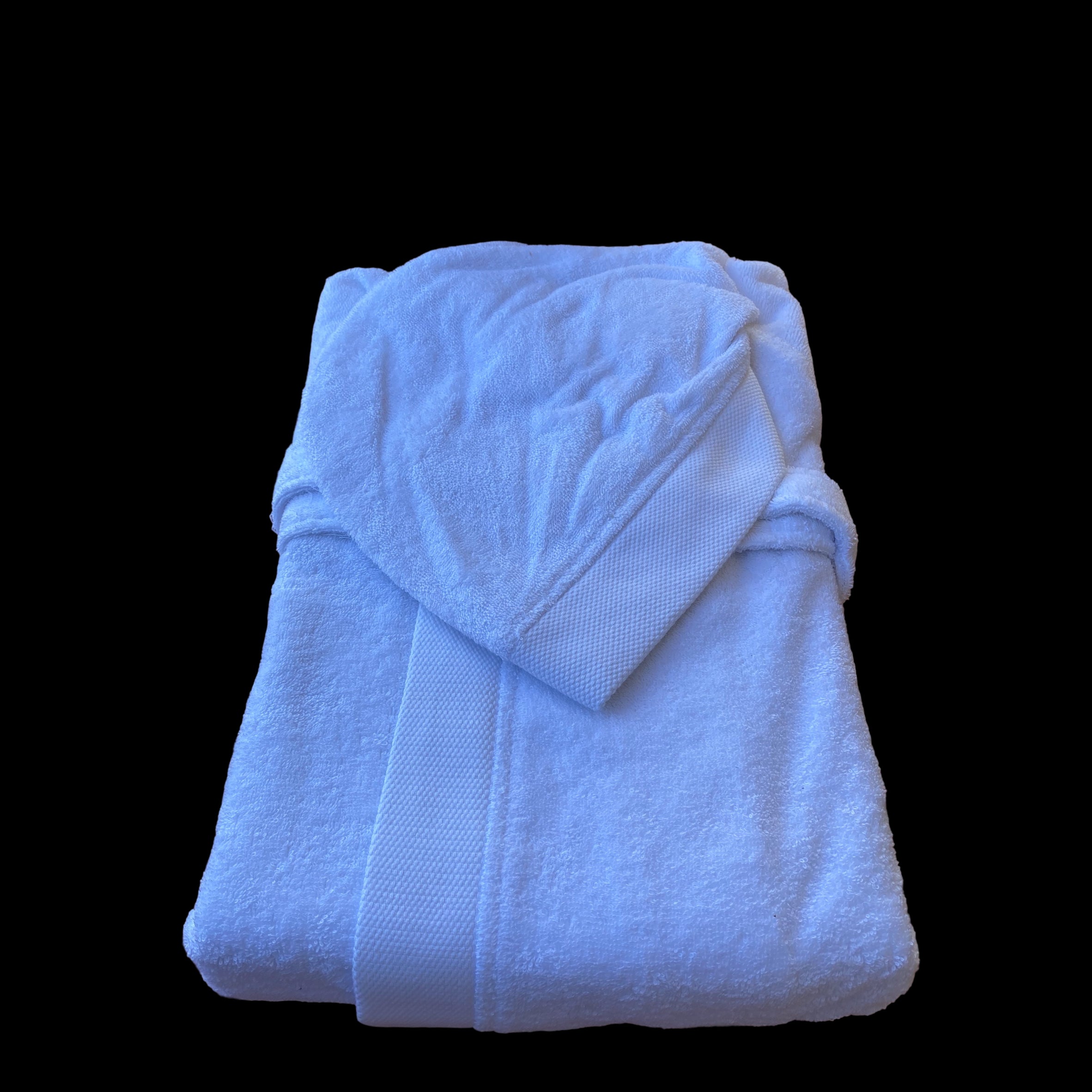Accappatoio Unisex In Spugna Joly BIANCO Con Iniziale Personalizzata