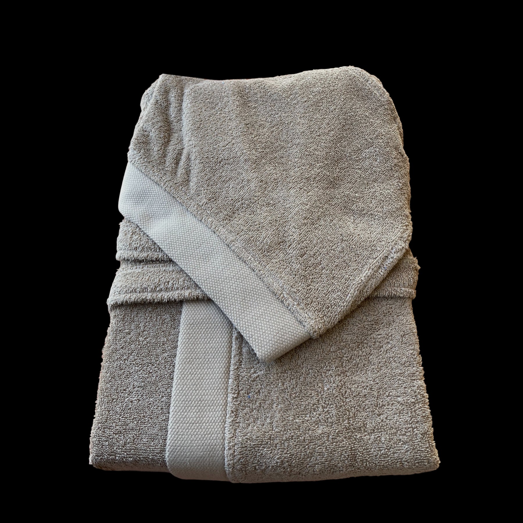 Accappatoio Unisex In Spugna Joly TORTORA Con Nome Personalizzato