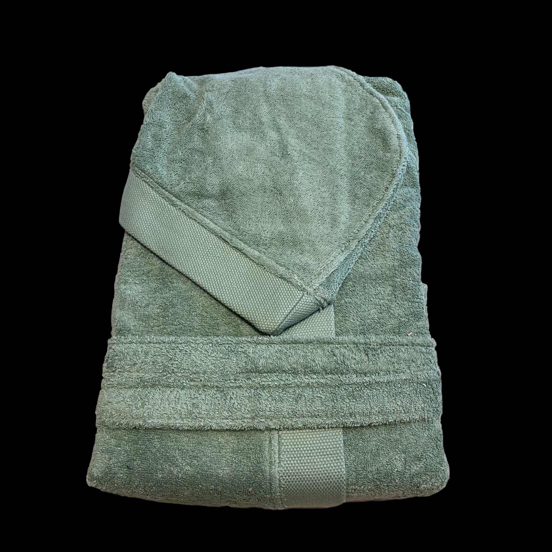 Accappatoio Unisex In Spugna Joly VERDE Con Nome Personalizzato