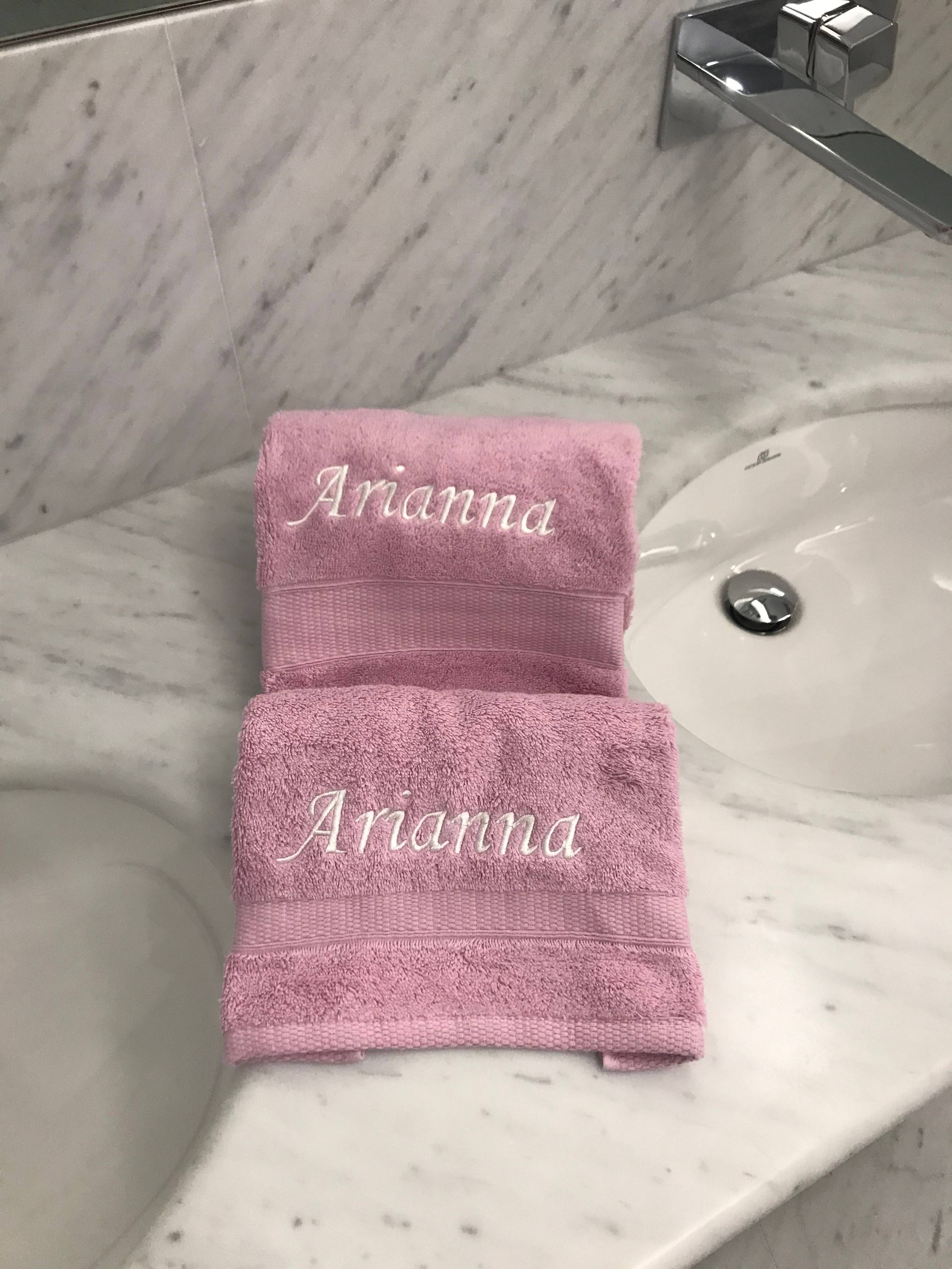 Coppia Bagno Con Nome O Iniziale Personalizzata