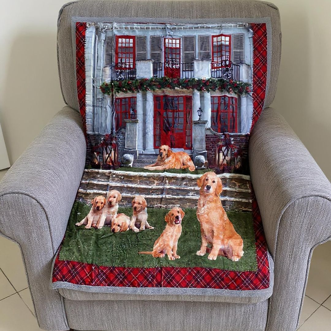 Plaid Stampa Digitale Cani Family