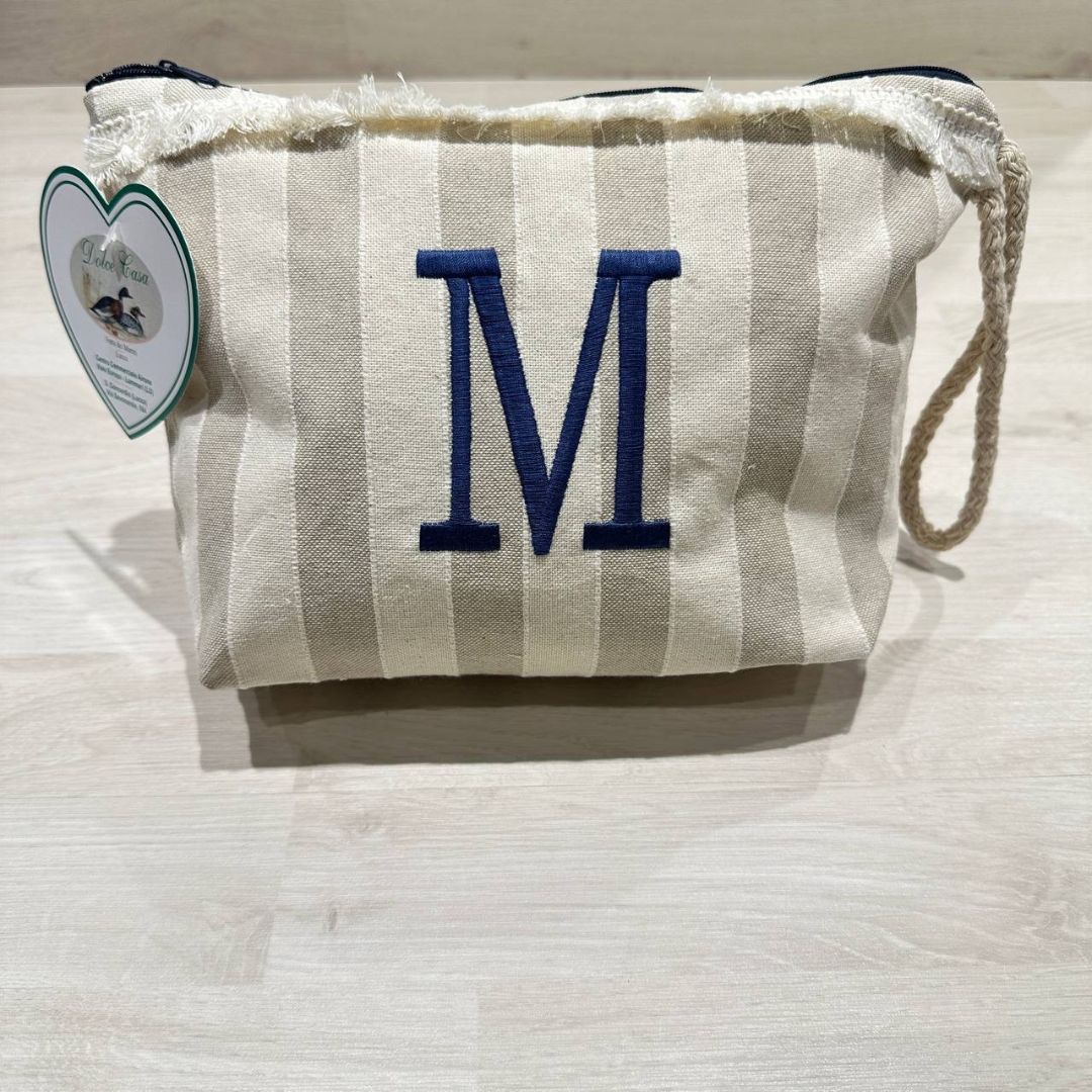 Pochette Righe Con Iniziale