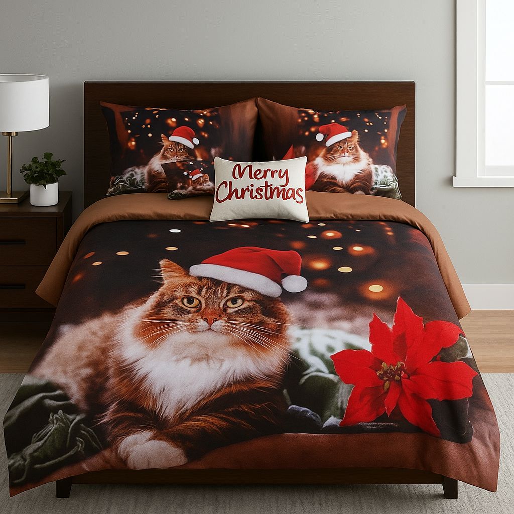 Parure copripiumino e federe Gattino