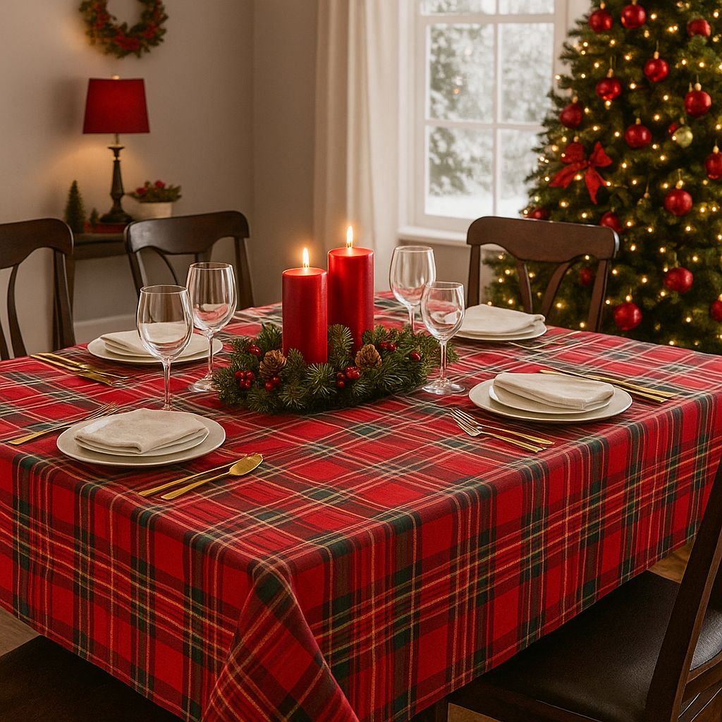 Tovaglia Tartan Rossa