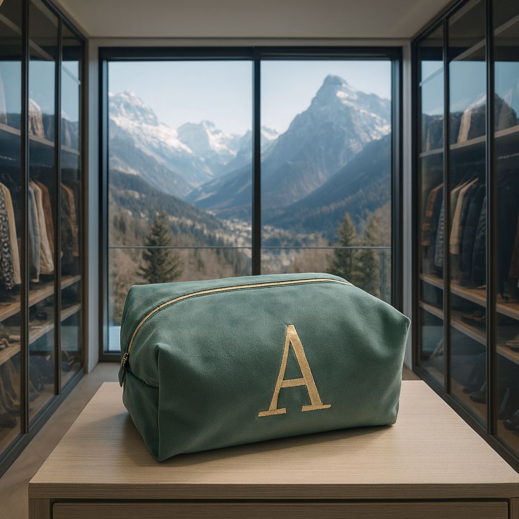 Beauty con cifra in Velluto Verde