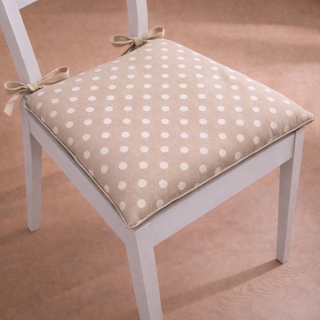 Cuscino da sedia sfoderabile Pois