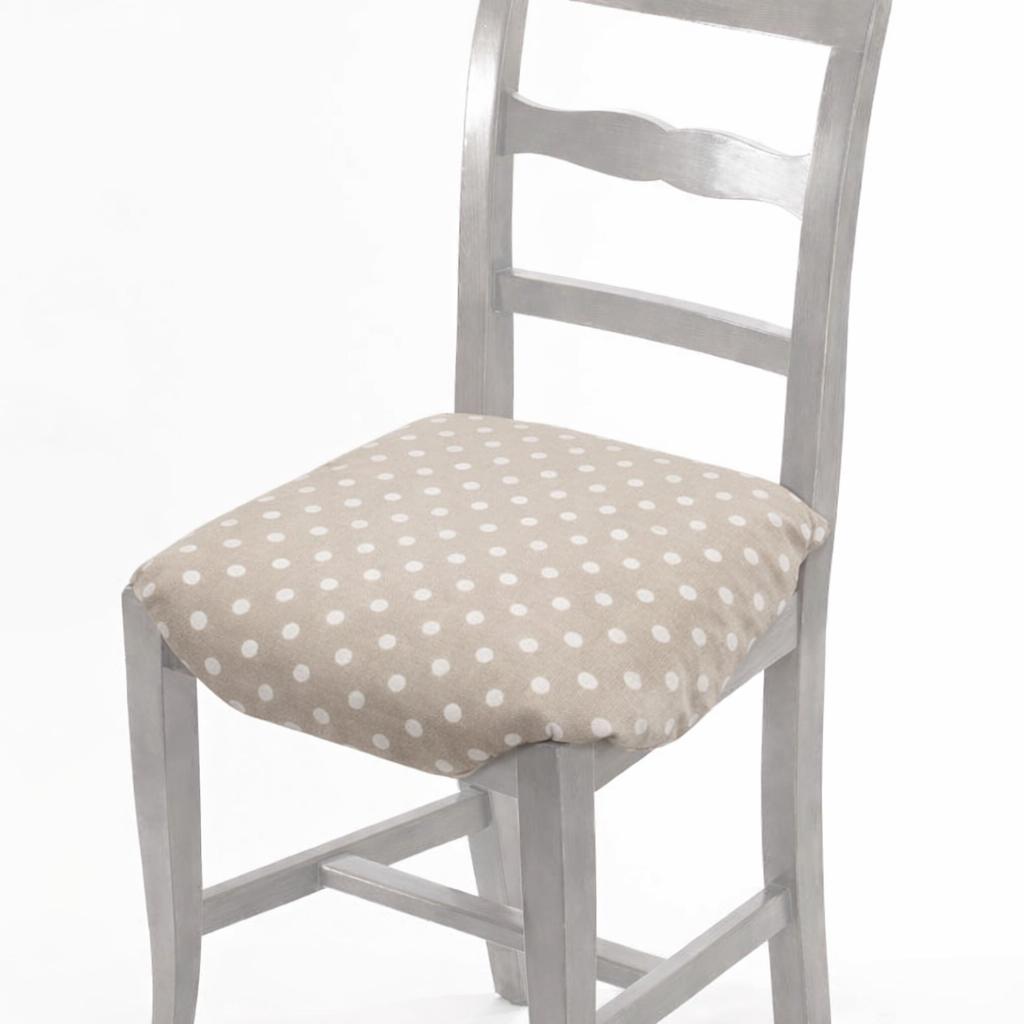 Cuscino da Sedia sfoderabile con alette Pois