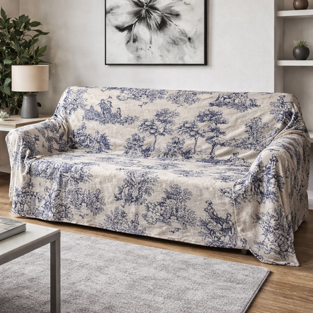 Telo arredo-Gran foulard Etoile De Jouy