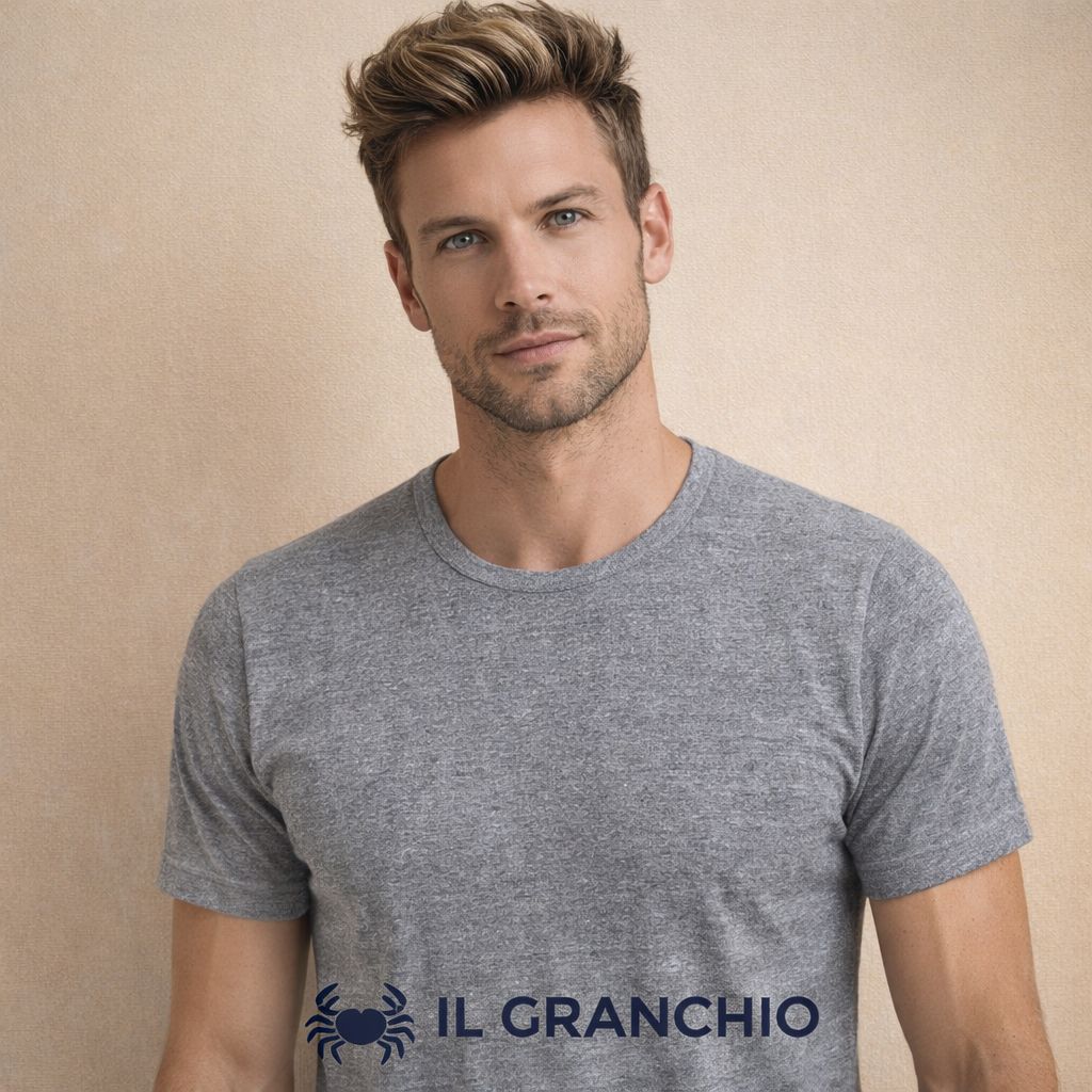 2 T-shirt mezza manica girocollo Caldo cotone GT120 Granchio