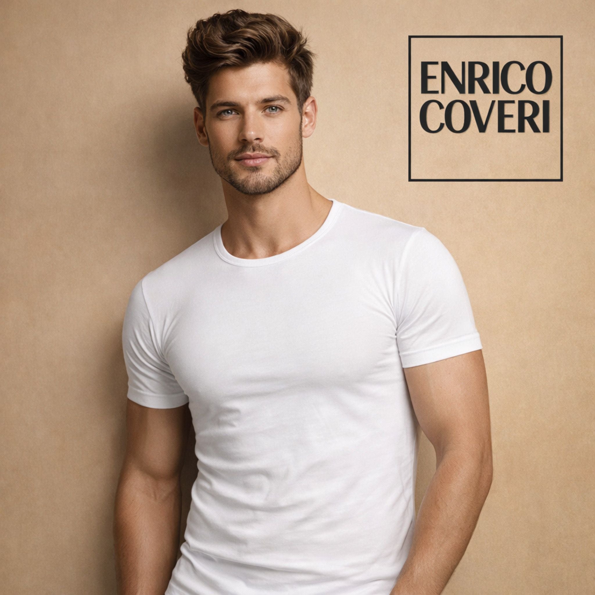 T-shirt mezza manica girocollo ET1000 Enrico Coveri