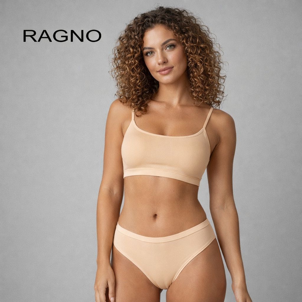 2 Slip Ragno DM05BN Eco cotone naturale