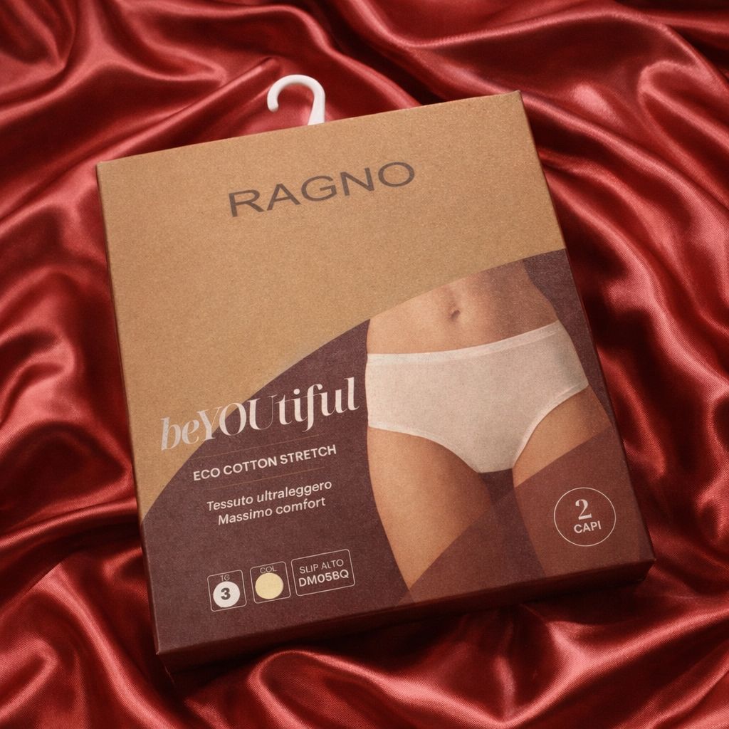 2 Slip alto Ragno DM05BQ Eco cotone naturale