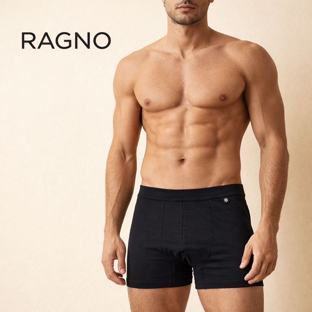 2 Boxer eco cotone U188BP Ragno