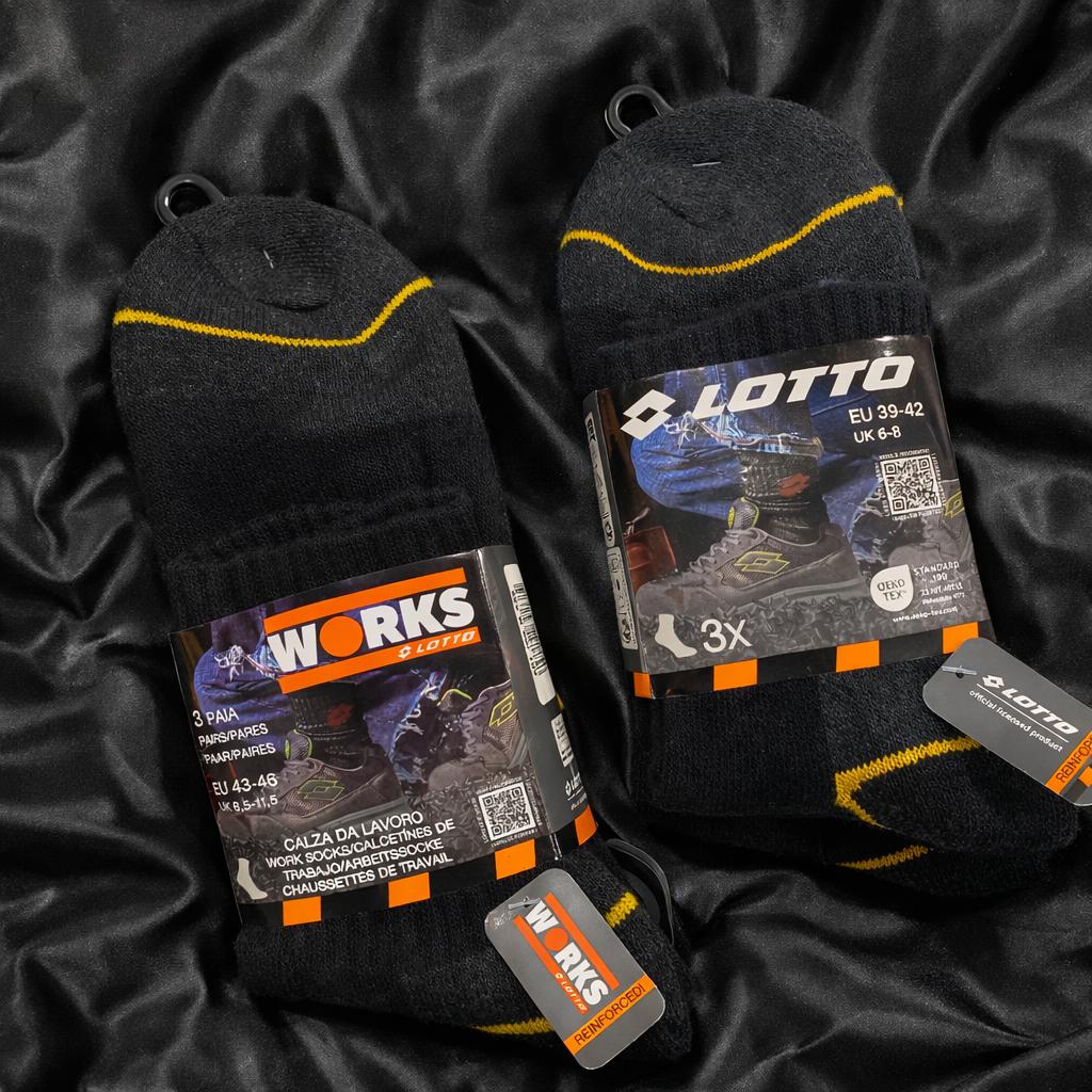 Tris Calzini Lavoro Lotto Job_M_ass