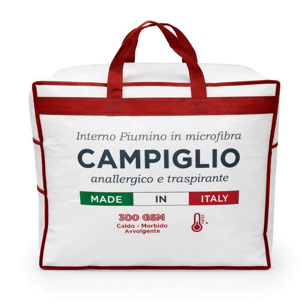 Interno piumino in microfibra anallergico CAMPIGLIO 300Grammi