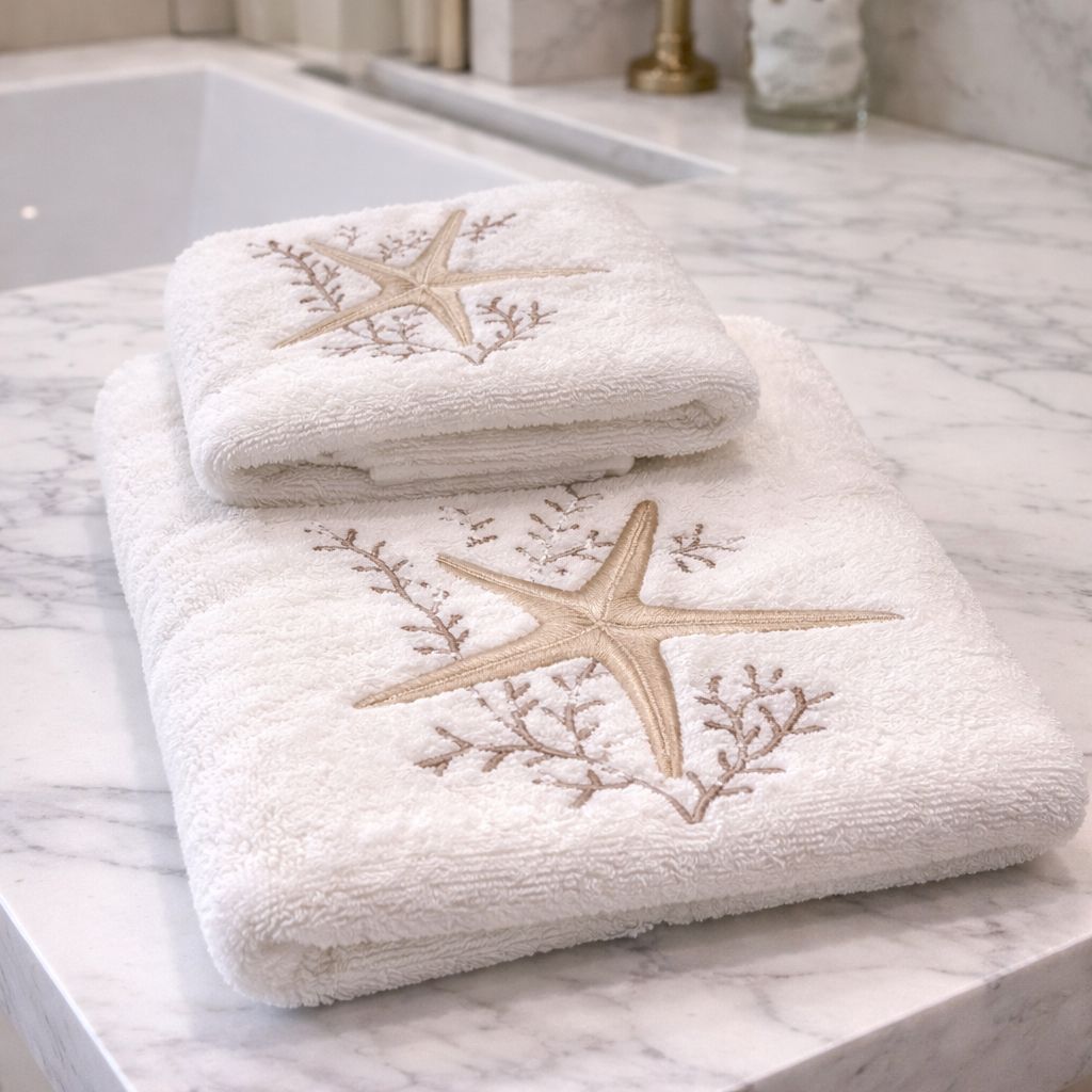 Coppia Bagno Stella e corallo