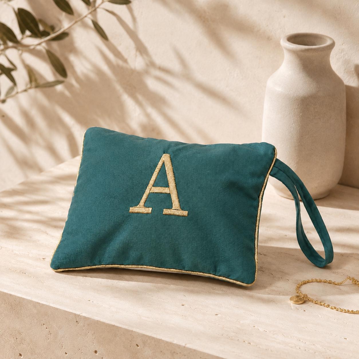 Pochette con Cifra Velluto
