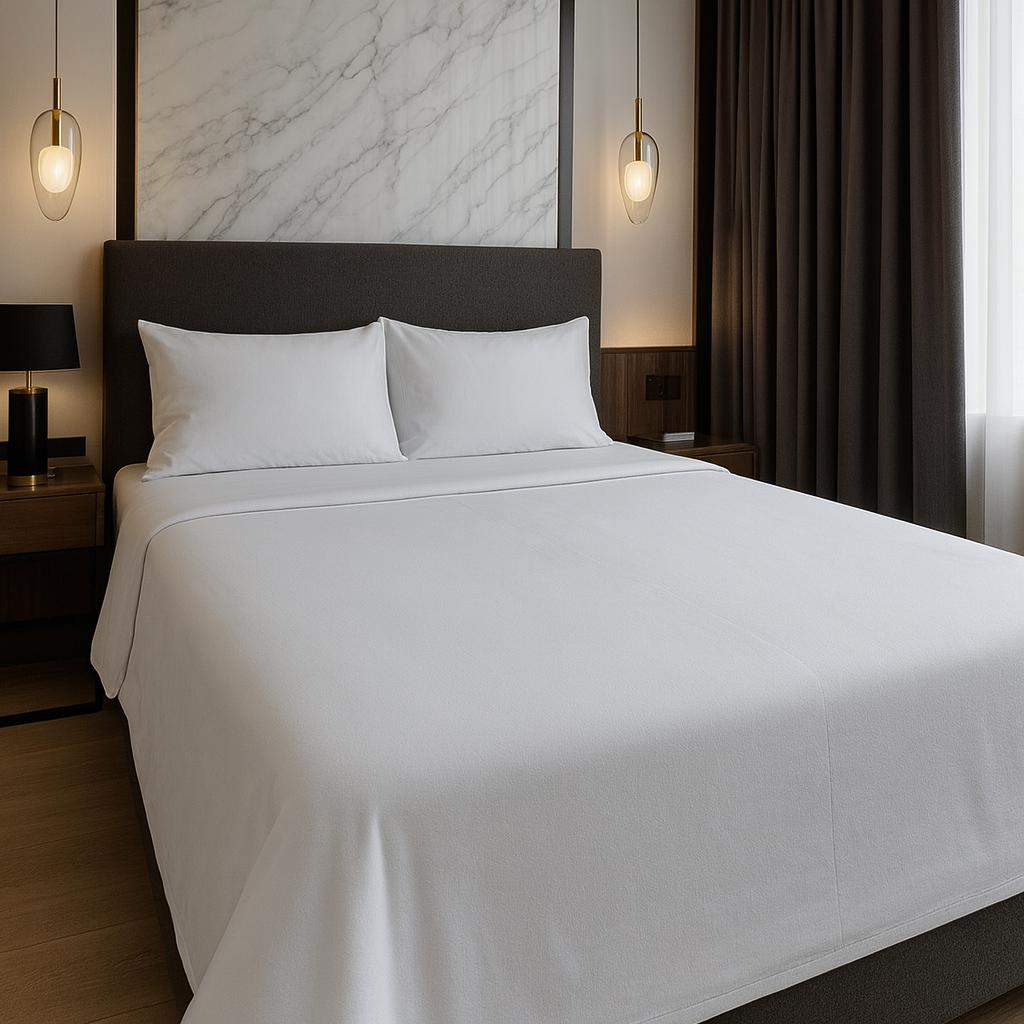 Completo Lenzuolo Flanella Tinta Unita Morfeo