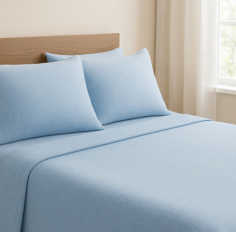 Completo Lenzuolo Flanella Tinta Unita Morfeo