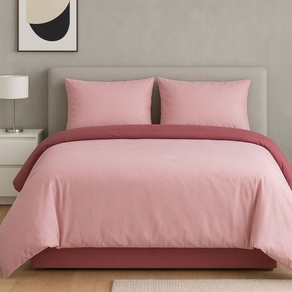 Parure Copripiumino Mano Pesca No Stiro Bicolor