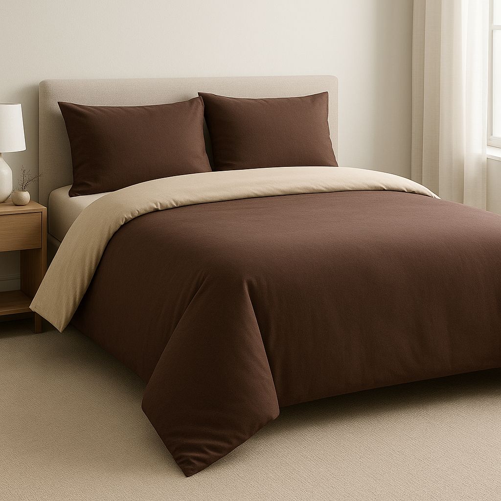 Parure Copripiumino Mano Pesca No Stiro Bicolor