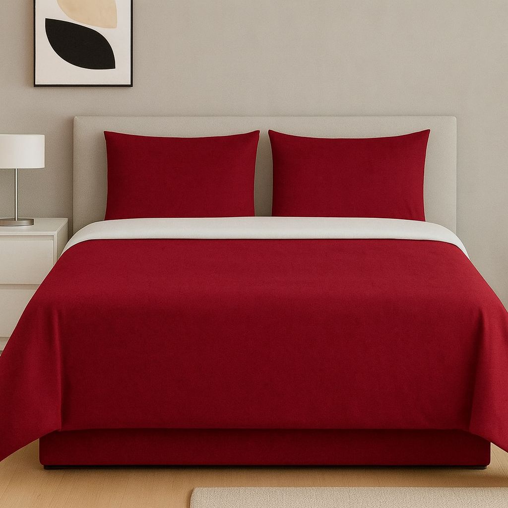 Completo Lenzuola Mano Pesca No Stiro Bicolor