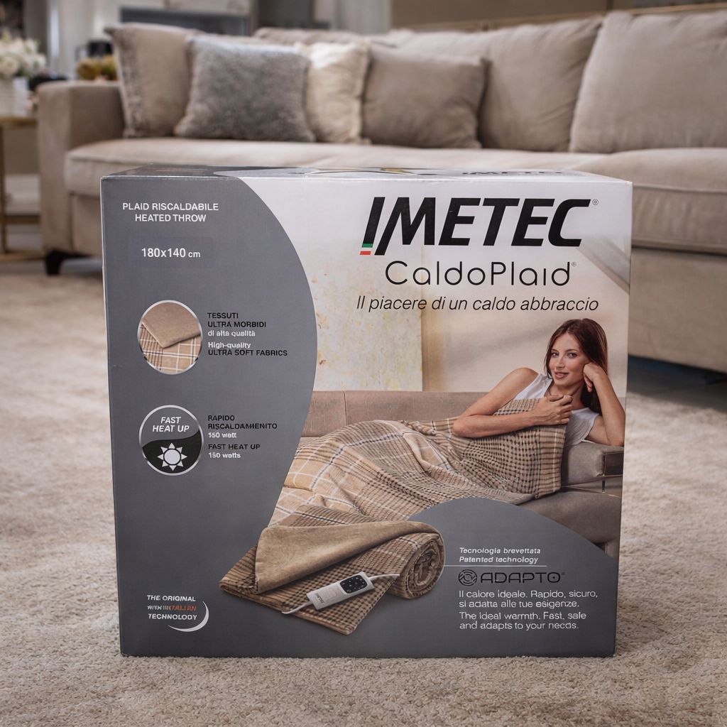 Plaid Imetec Riscaldabile 180x140cm