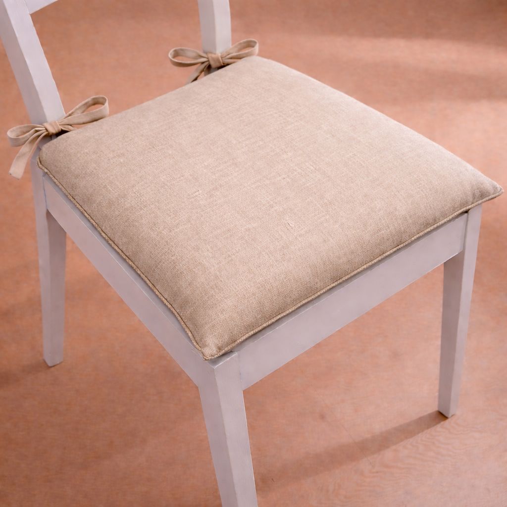 Cuscino da Sedia Sfoderabile Tinta unita