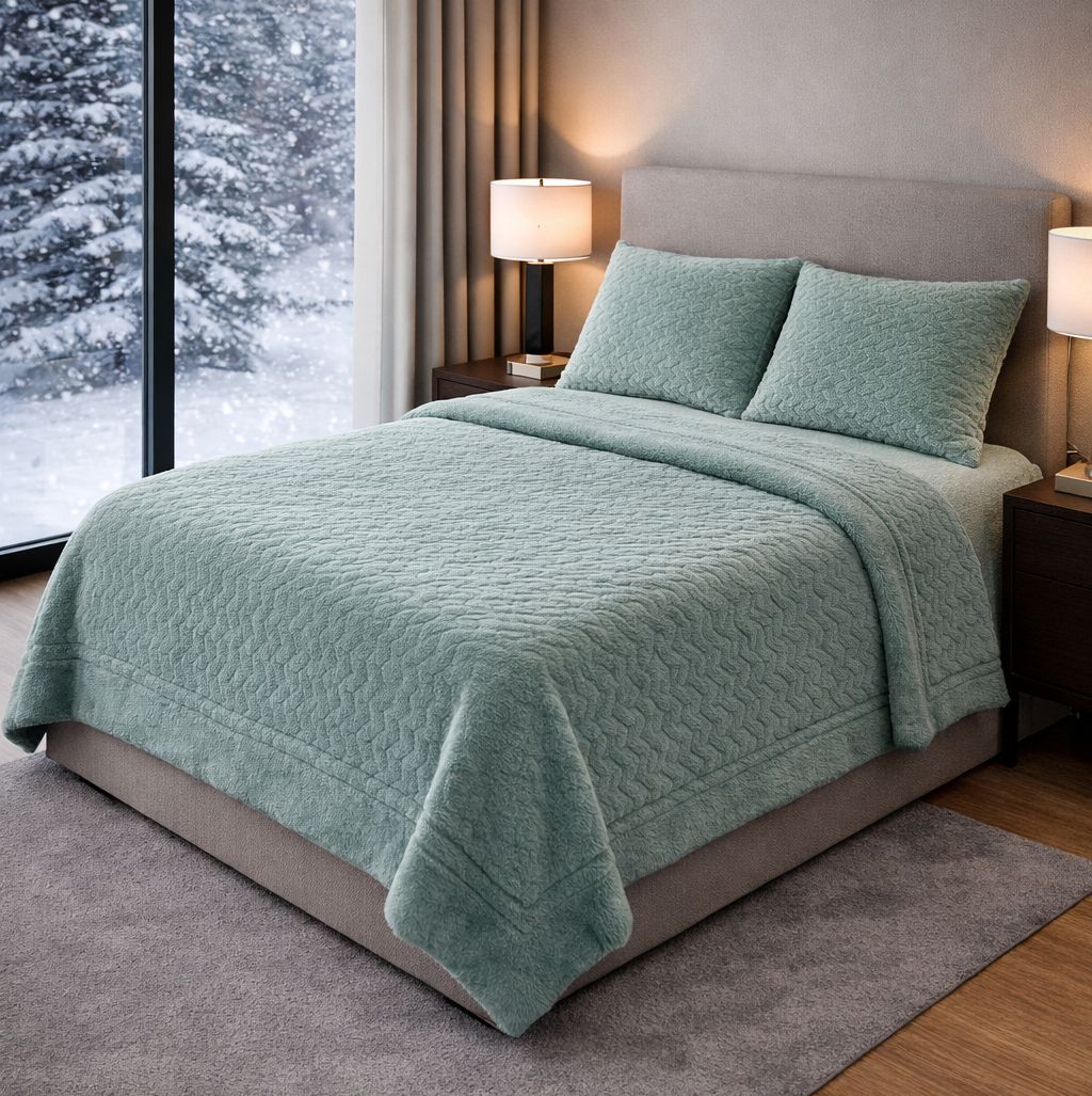 Completo lenzuolo in Pile Matrimoniale Igloo