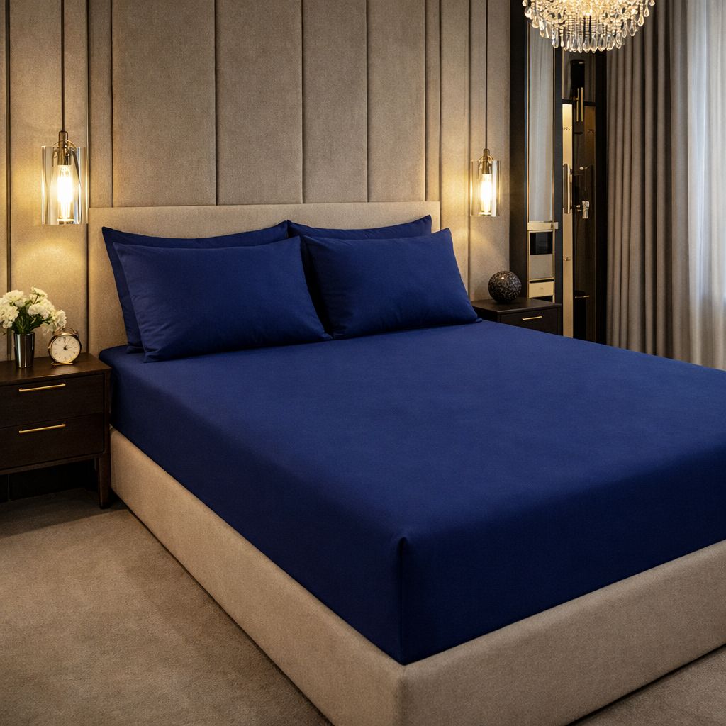 Lenzuolo sotto con angoli manopesca No stiro