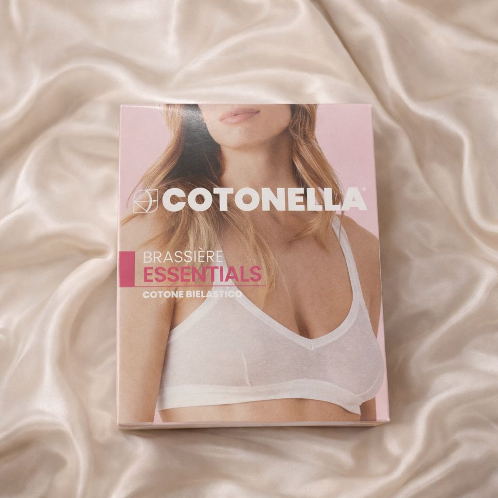 Brassière sfoderata Cotone bielastico Gd065 Cotonella