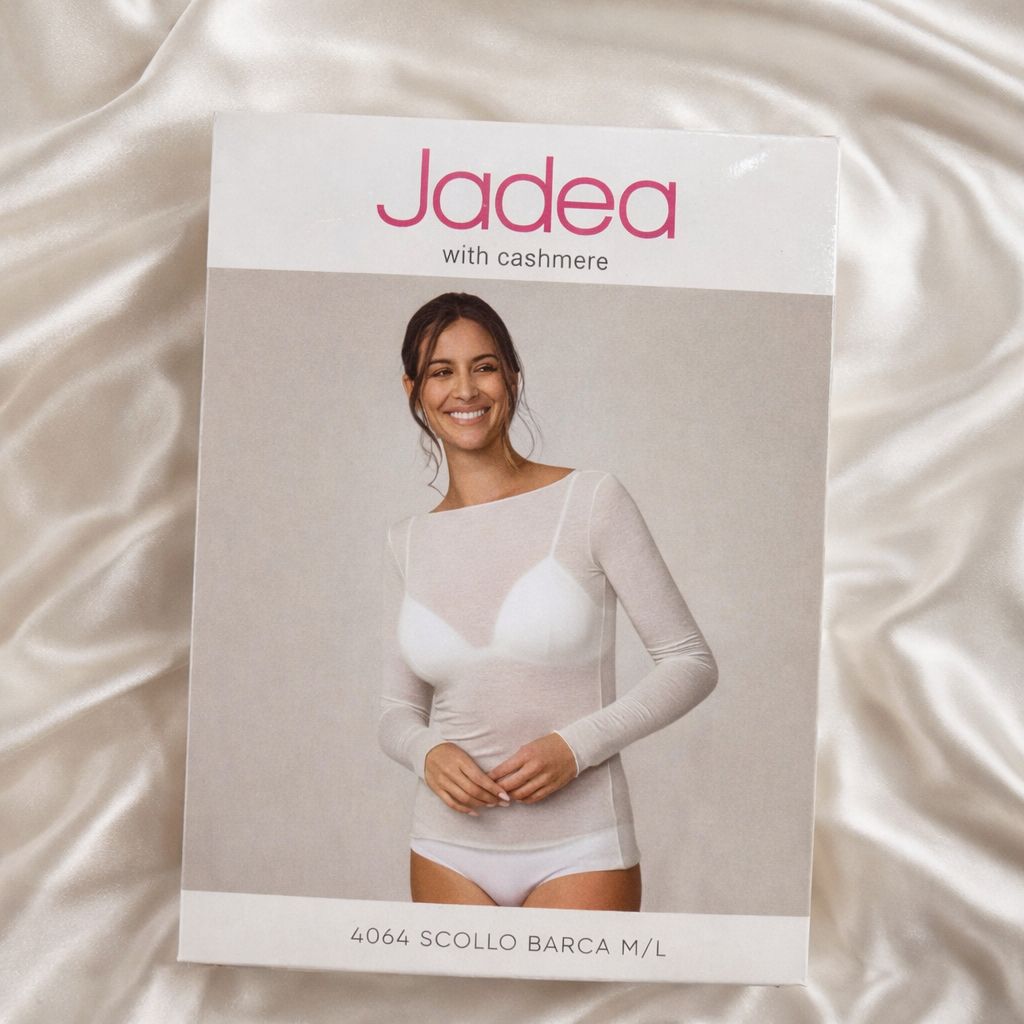 Maglia scollo a barca con cashmere 4064 Jadea