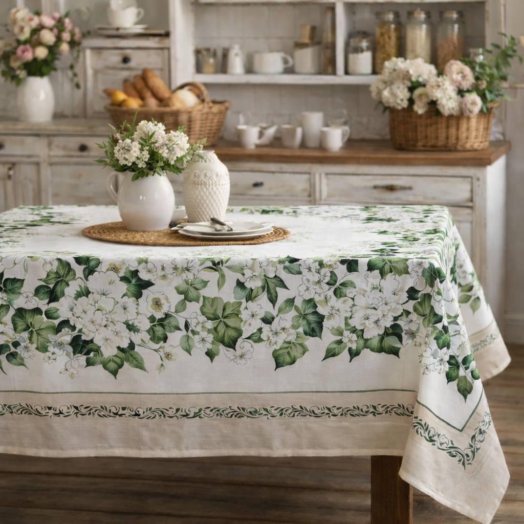 Tovaglia Edera in stampa digitale cotone