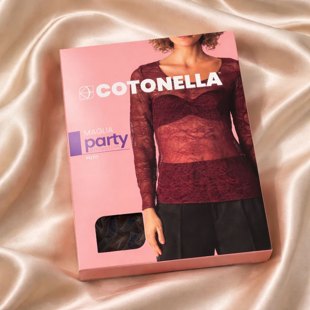Maglia pizzo Cotonella