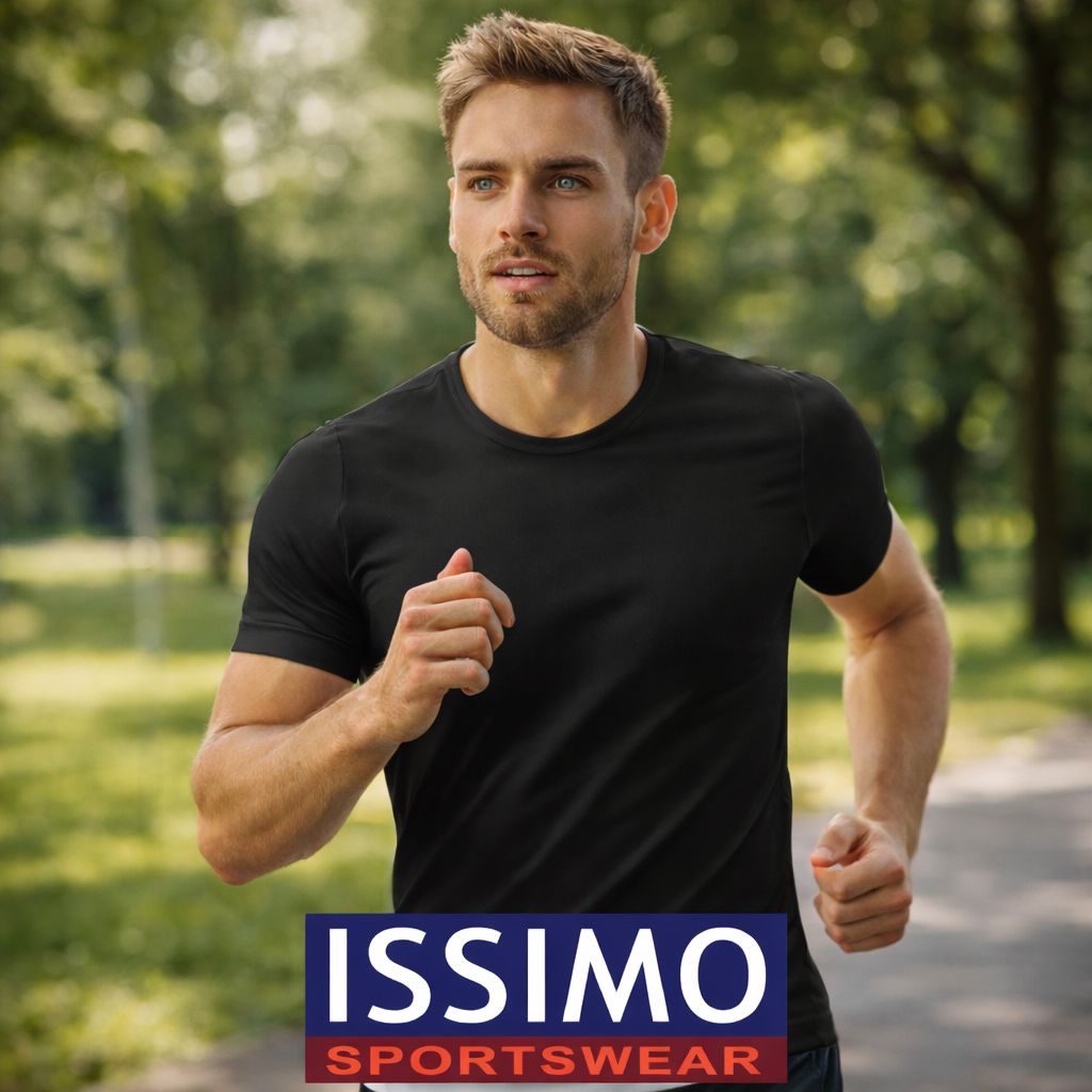 T-shirt girocollo in microfibra Sport wear ISSIMO