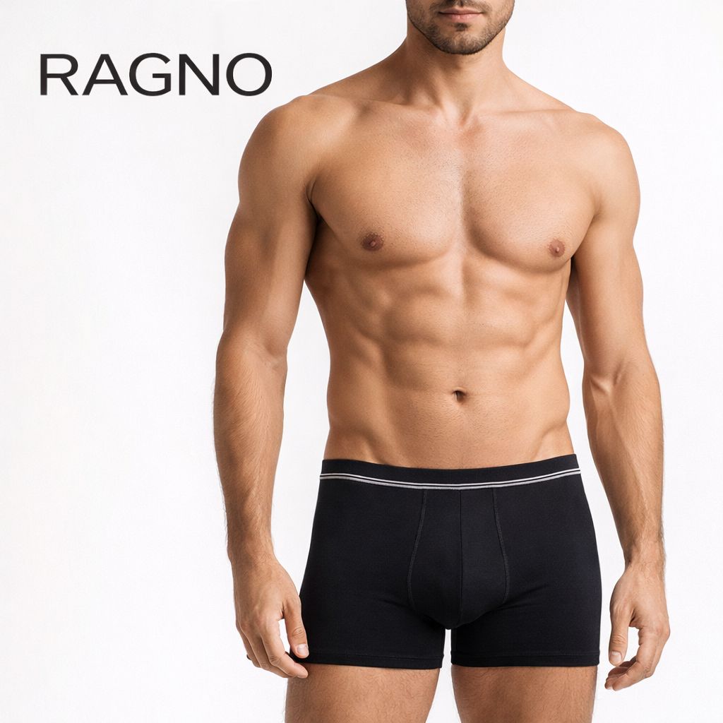 Tris Boxer eco cotone 61147W Ragno