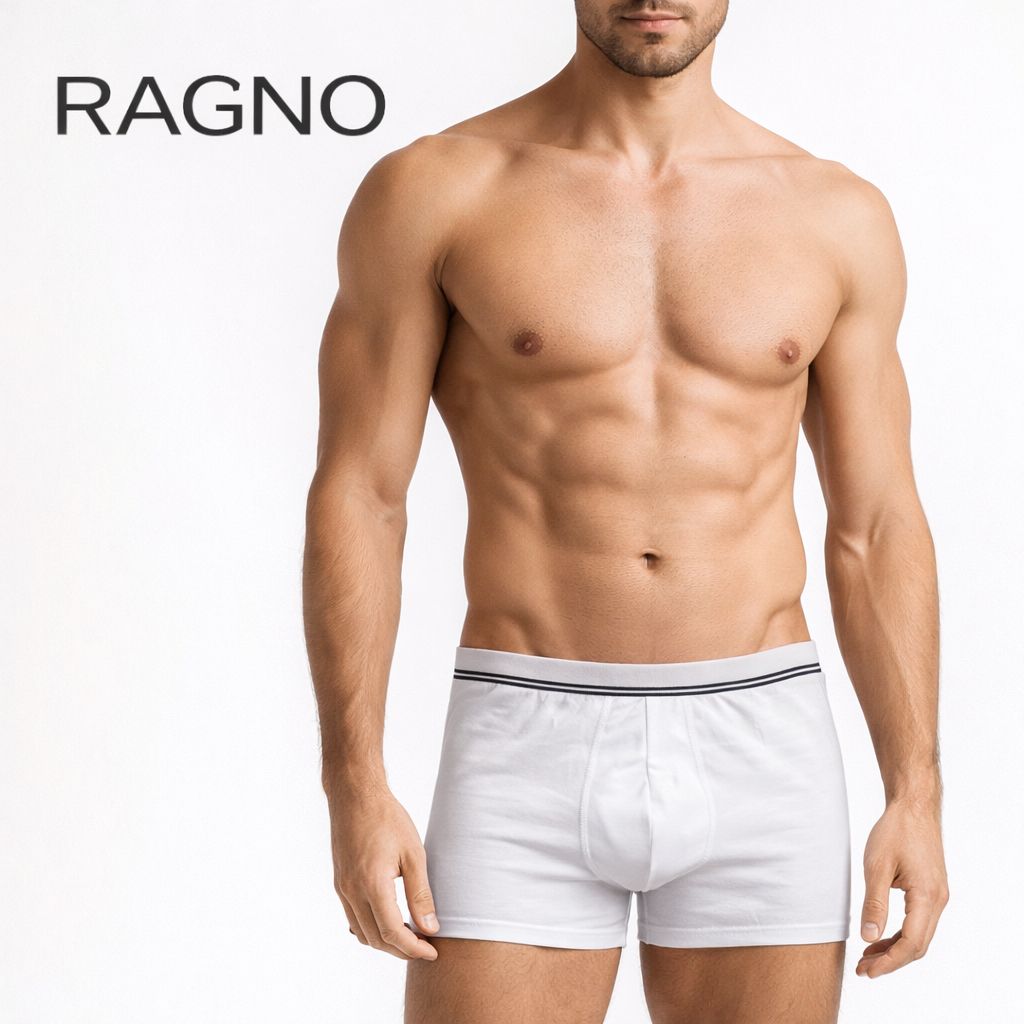 Tris Boxer eco cotone 61147W Ragno