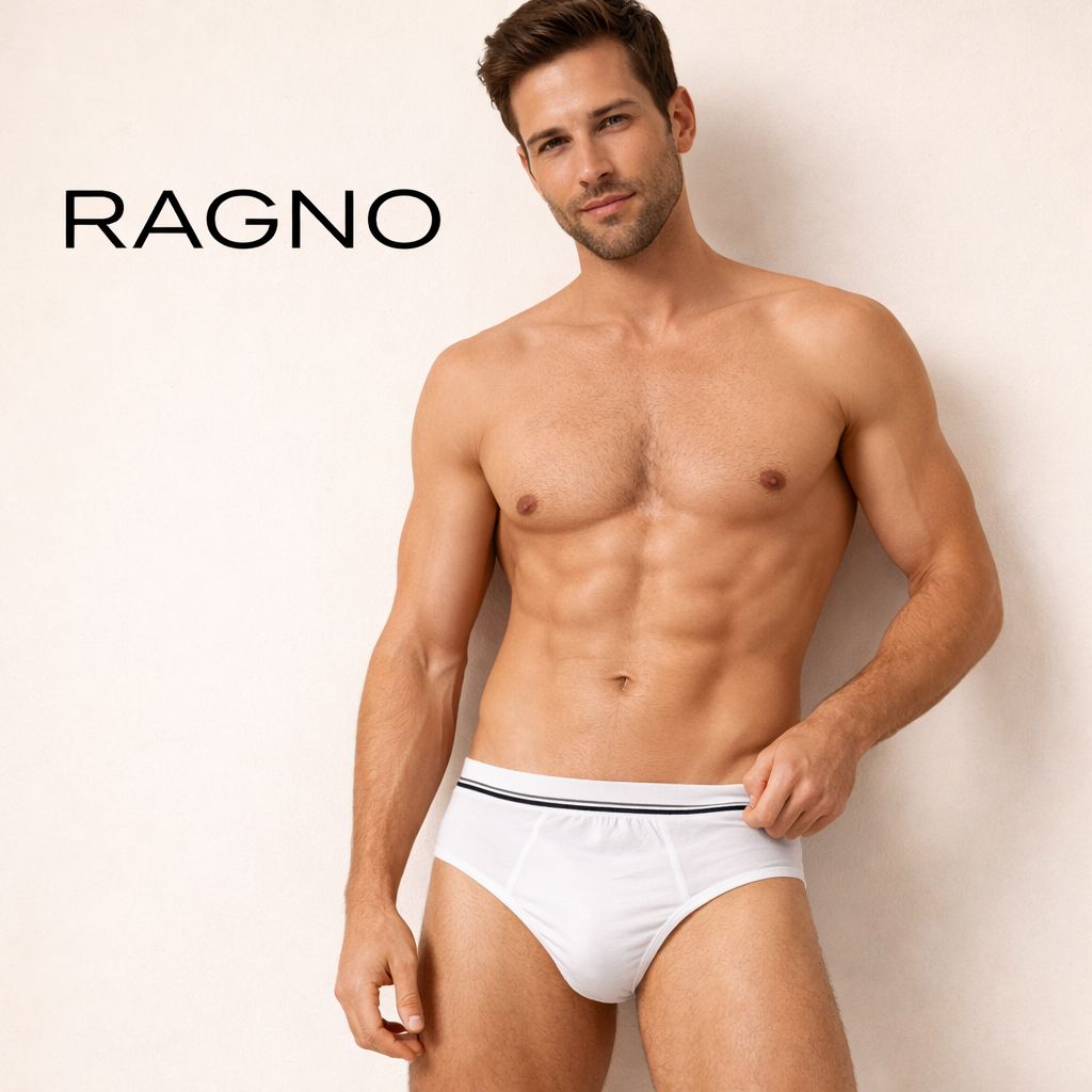 Tris Slip eco cotone 61147P Ragno