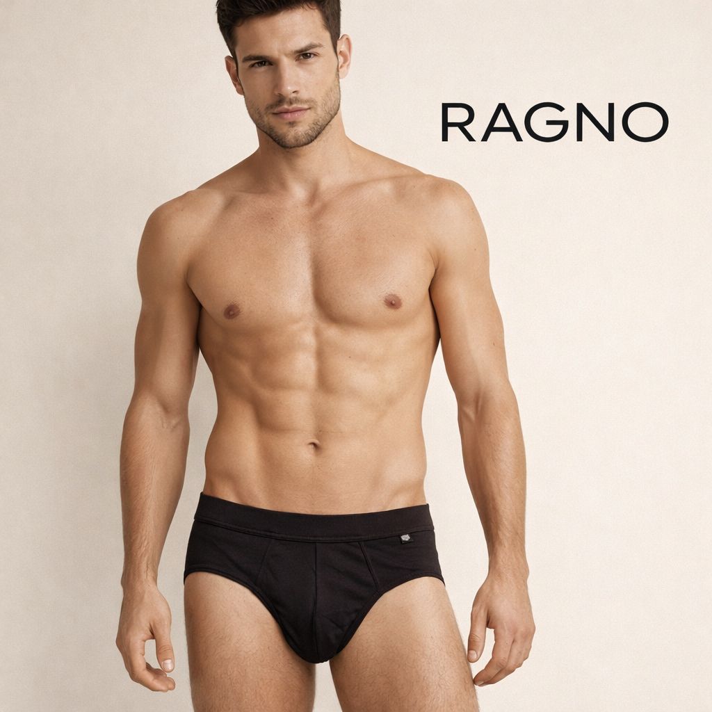 2 Slip eco cotone U188BN Ragno