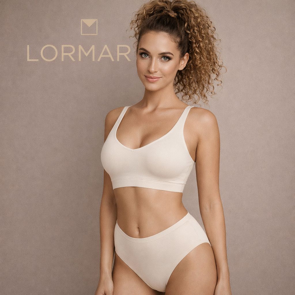 Brassiere esternabile senza ferretto e senza cuciture 01440L Lormar