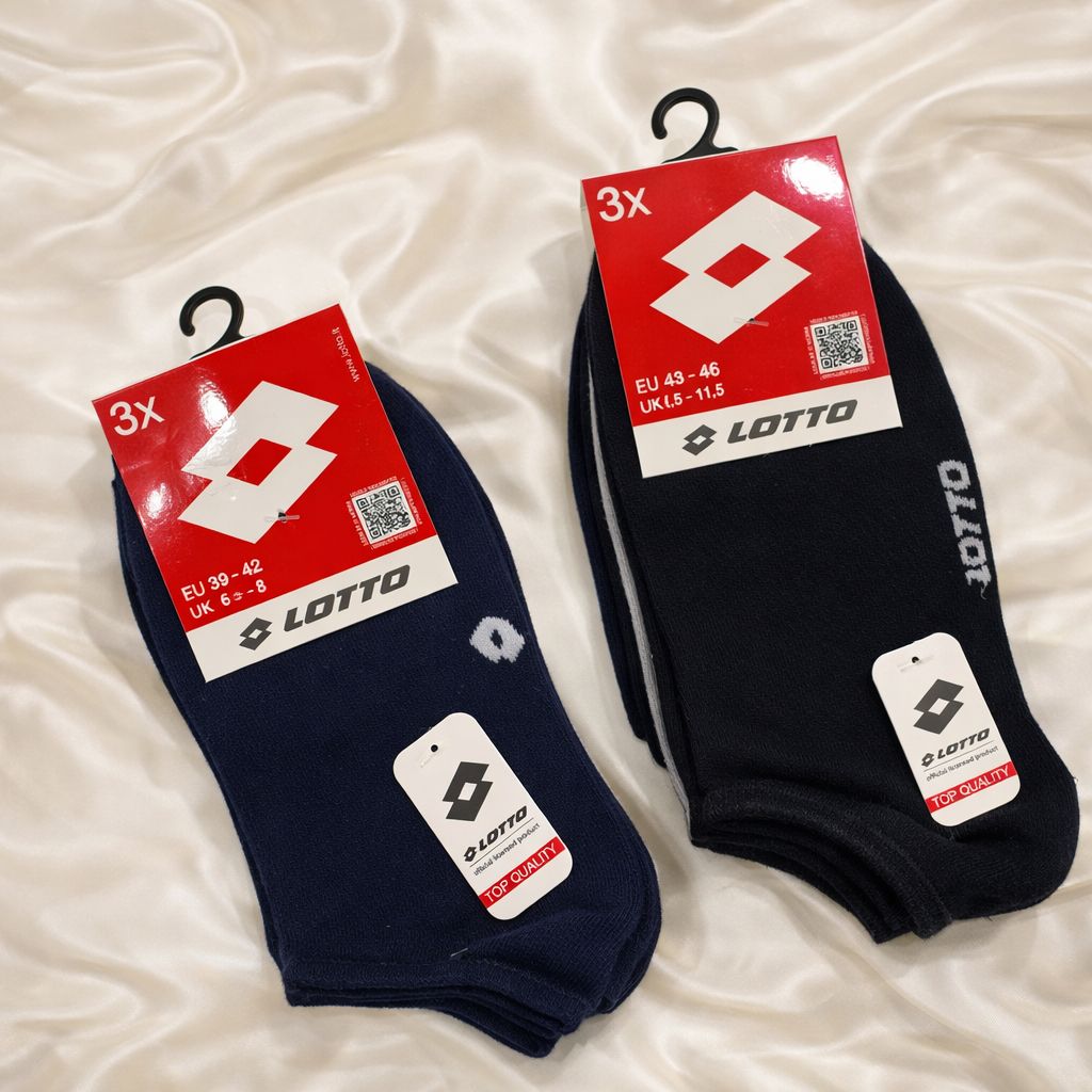 Tris Calzini Lotto N_Toni_NE/BI/ASS