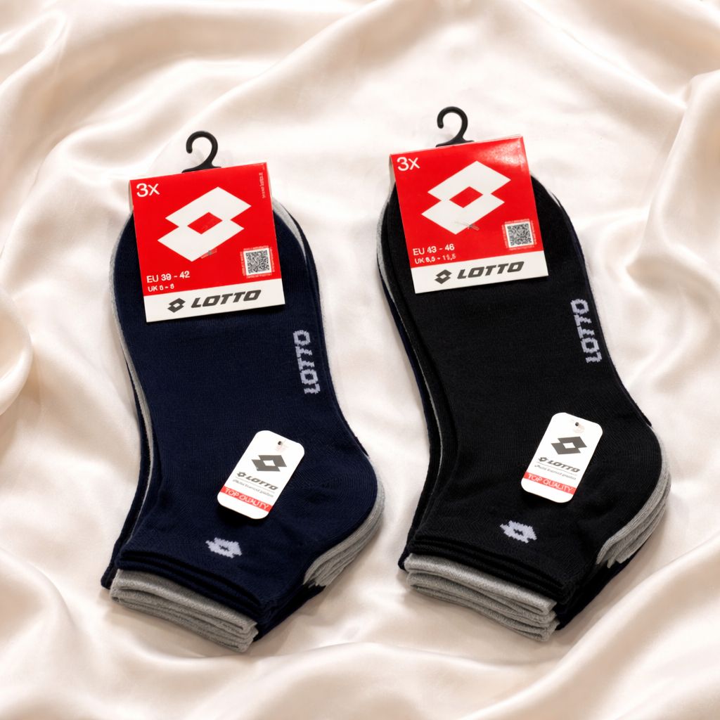 Tris Calzini Lotto N_Gila_NE/BI/ASS