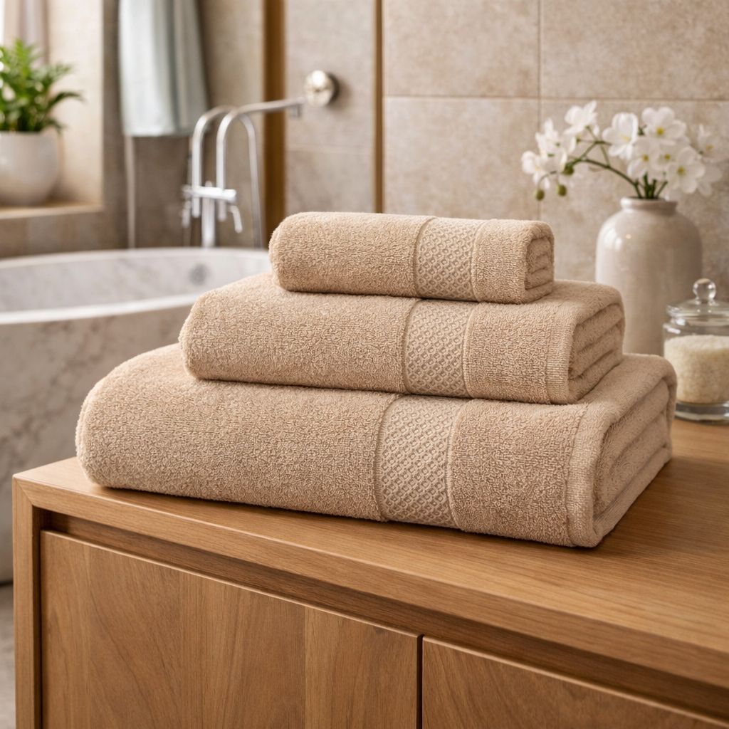 Set 3 Pezzi spugna Telo+ Viso+ Ospite