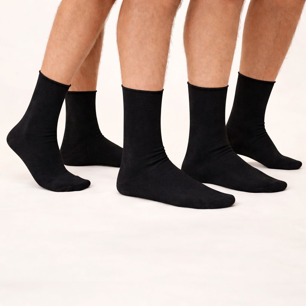 3 pezzi Calzini filo di scozia Corto Scopri LASER