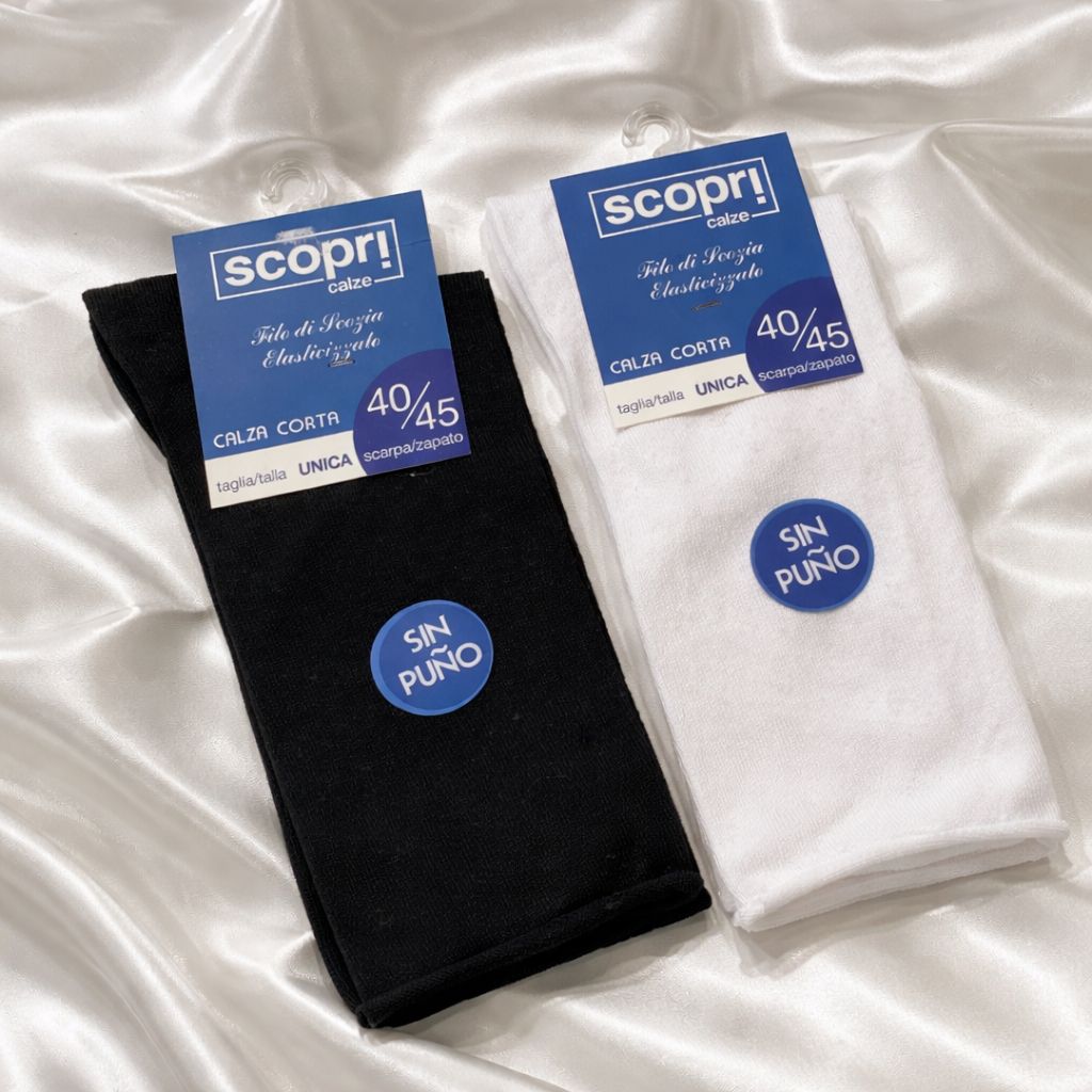3 pezzi Calzini filo di scozia Corto Scopri LASER