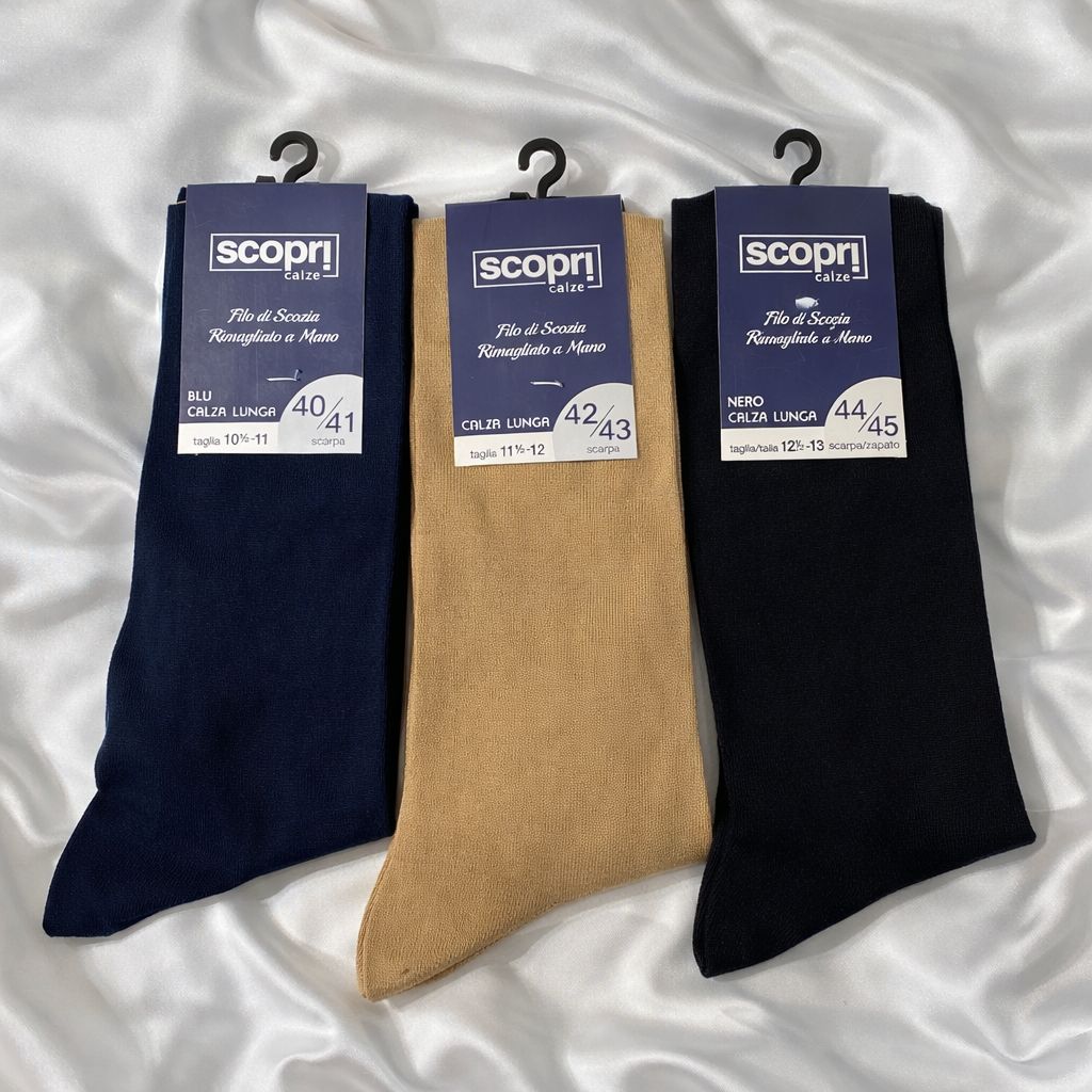 3 pezzi Calzini in filo di scozia calza lunga Scopri CONCORDE