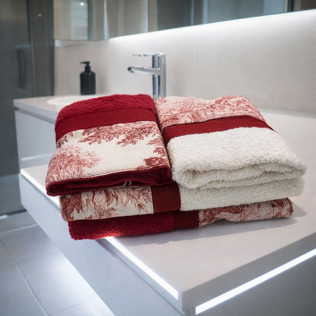 Asciugamani 2+2 Viso e Ospite Etoile De Jolie