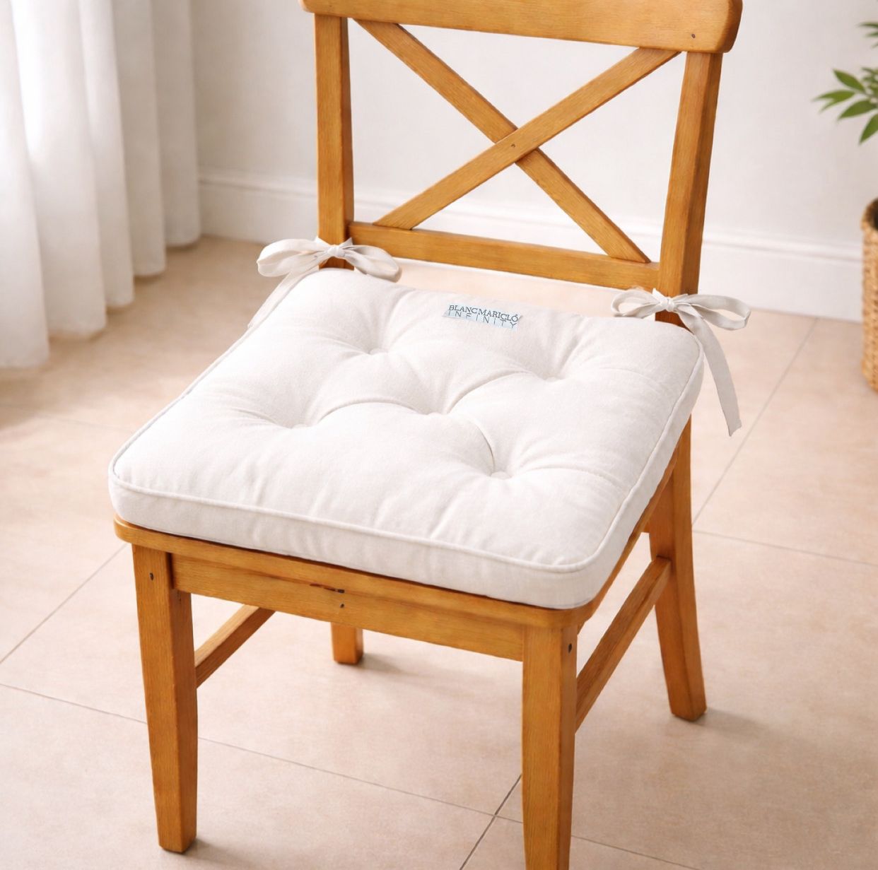 Cuscino sedia morbidone Blanc Mariclo'